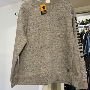 Carhartt relaxed fit crew neck gray sweatshirt